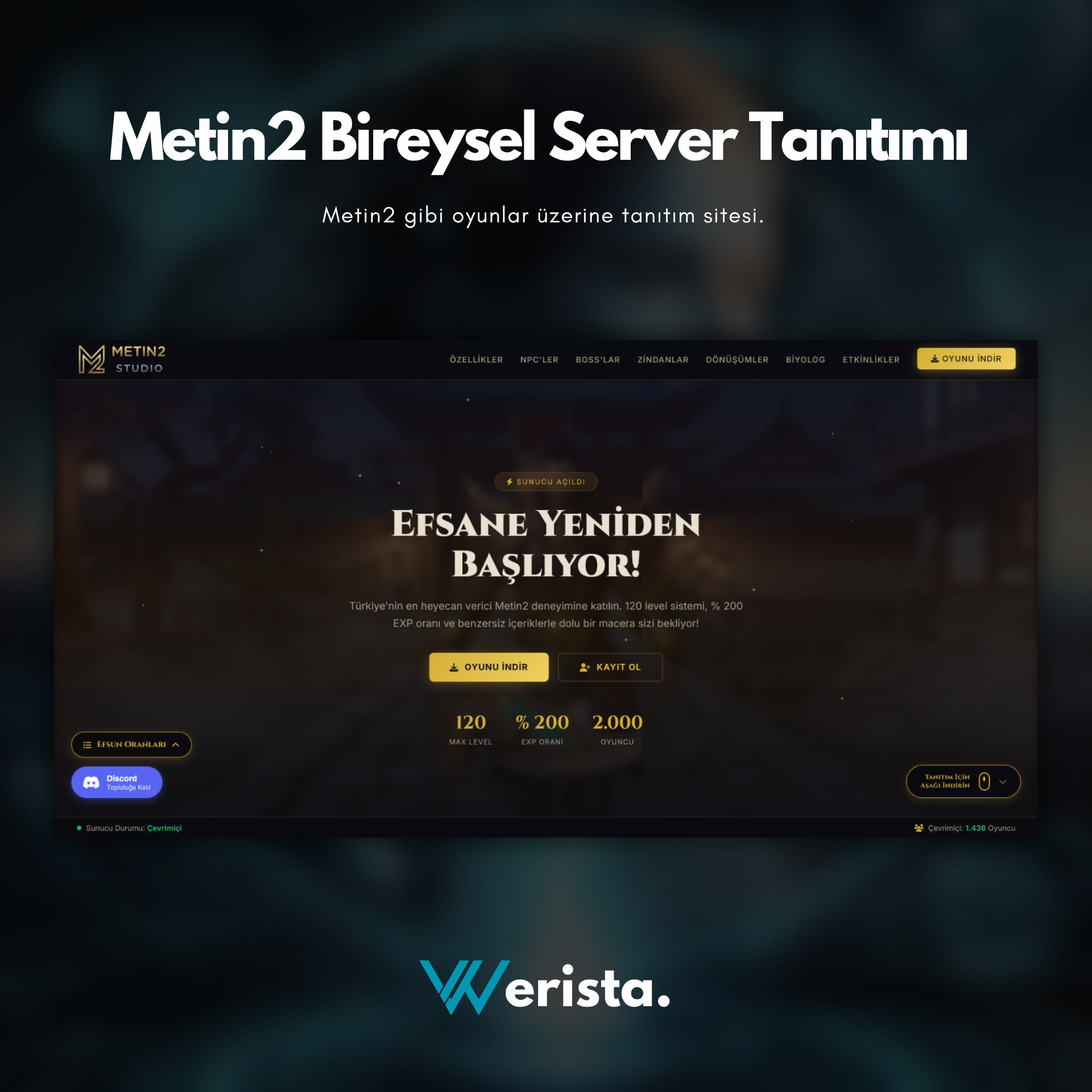 Metin2 Tekil Server Tanıtım Yazılımı